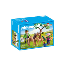 Playmobil Country Vétérinaire avec enfant et poneys
