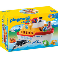 Playmobil 1.2.3 Navire Transportable