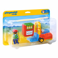Playmobil 1.2.3 Chariot élévateur, 1,5 an(s), Multicolore