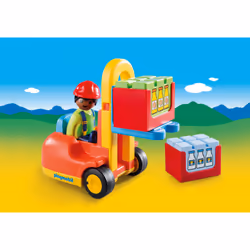 Playmobil 1.2.3 Chariot élévateur