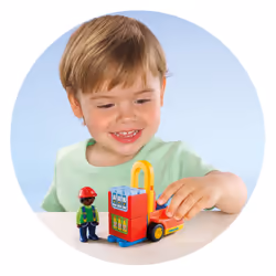 Playmobil 1.2.3 Chariot élévateur