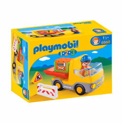 Playmobil 1.2.3 Camion benne, 1,5 an(s), Multicolore