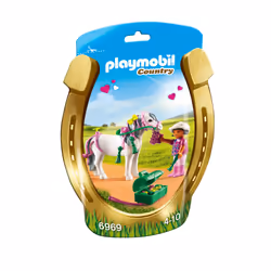 Playmobil Country Poney à décorer "Cœur", 4 an(s), Multicolore