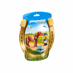 Playmobil Country Poney à décorer "Papillon", Allemagne, 60 mm, 155 mm, 235 mm, 155 mm, 60 mm