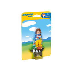 Playmobil 1.2.3 Eleveur avec vache