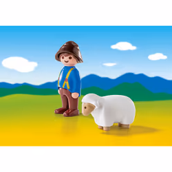 Playmobil 1.2.3 Gardien avec mouton
