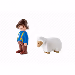 Playmobil 1.2.3 Gardien avec mouton