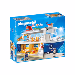 Playmobil FamilyFun Bateau de croisière, Action/Aventure, Cruise Ship, 6 an(s), Multicolore