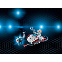 Playmobil Super 4 Sky Jet Et Docteur X