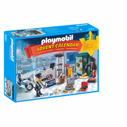 Playmobil City Action Calendrier de l'Avent "Policier et cambrioleur", Action/Aventure, 4 an(s), Multicolore