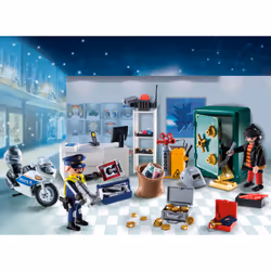 Playmobil City Action Calendrier de l'Avent "Policier et cambrioleur"
