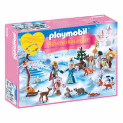 Playmobil Wild Life Calendrier de l'Avent "Famille royale en patins à glace", Animal, 4 an(s), Multicolore