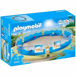 Playmobil FamilyFun Enclos Pour Les Animaux Marins, Jeux pour le bain, 4 an(s), Multicolore
