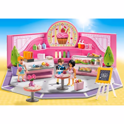 Playmobil City Life Café Cupcake, Action/Aventure, Multicolore