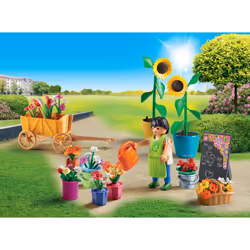 Playmobil City Life Fleuriste, Marchande, 5 an(s), Multicolore, Plastique