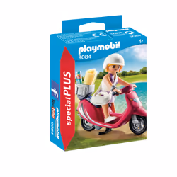 Playmobil SpecialPlus Vacancière avec scooter, Action/Aventure, 4 an(s), Multicolore, Plastique