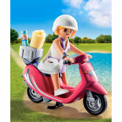 Playmobil SpecialPlus Vacancière avec scooter