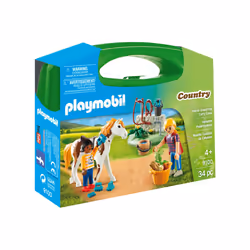 Playmobil Country Valisette Palefrenières, Animal, 4 an(s), Multicolore
