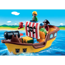 Playmobil 1.2.3 Bateau De Pirates