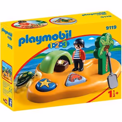 Playmobil 1.2.3 île de pirate, Action/Aventure, 1,5 an(s), Multicolore