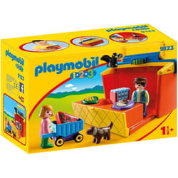 Playmobil 1.2.3 Étal de marché transportable