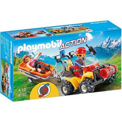 Playmobil Sports & Action Secouriste des montagnes avec quad