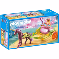 Playmobil Fairies Fée avec carrosse et licorne, Action/Aventure, 4 an(s), Multicolore