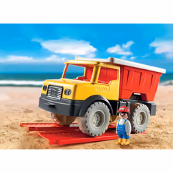 Playmobil Summer Fun Camion Tombereau Avec Seau, 2 an(s), Plastique, Multicolore
