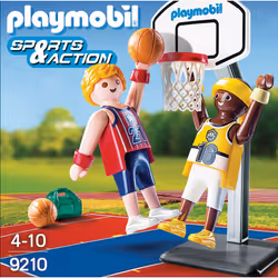 Playmobil Joueurs de Basket-ball avec panier - Vue supplémentaire 11