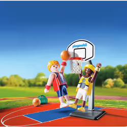 Playmobil Joueurs de Basket-ball avec panier - Vue supplémentaire 7