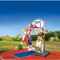 Playmobil Joueurs de Basket-ball avec panier - Vue supplémentaire 8