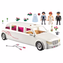 Playmobil City Life Limousine avec couple de mariés, Action/Aventure, 4 an(s), Multicolore