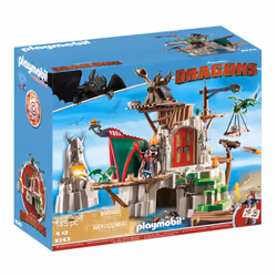 Playmobil Dragons Campement de l'île de Beurk, Construction, 4 an(s), Multicolore