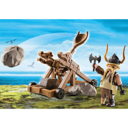Playmobil Gueulfor avec catapulte