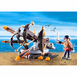 Playmobil Eret et baliste à 4 projectiles, Action/Aventure, 4 an(s), Marron