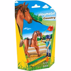 Playmobil Country Ecuyère avec cheval, 4 an(s), Multicolore