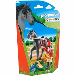 Playmobil Country Jockey avec cheval de course, 4 an(s), Multicolore