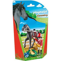 Playmobil Country Jockey avec cheval de course