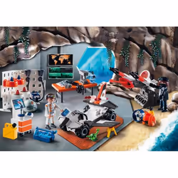 Playmobil Future Planet Calendrier de l'Avent Tops Agents, Noir, Blanc