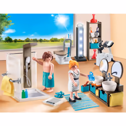 Playmobil City Life Salle de bain avec douche à l'italienne