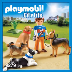 Playmobil City Life Entraineur Et Chiens