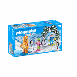 Playmobil FamilyFun Moniteur De Ski Avec Enfants - Vue supplémentaire 4