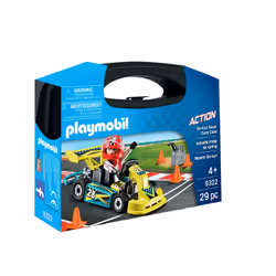 Playmobil Valisette Pilote de karting, Figurine jouet, 5 an(s), Plastique, 29 pièce(s), 298,15 g