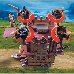 Playmobil Knights Tour D'Attaque Mobile Des Nains, Action/Aventure, 5 an(s), Multicolore, Plastique