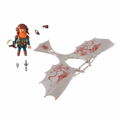 Playmobil Knights Nain avec deltaplane