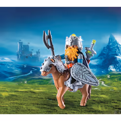 Playmobil Knights Combattant Nain Et Poney