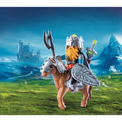 Playmobil Knights Combattant Nain Et Poney