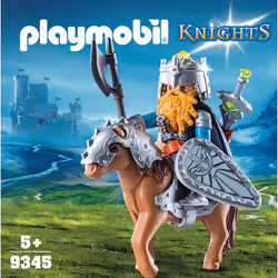 Playmobil Knights Combattant Nain Et Poney
