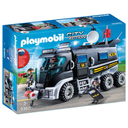 Playmobil City Action Camion policiers élite sirène gyrophare