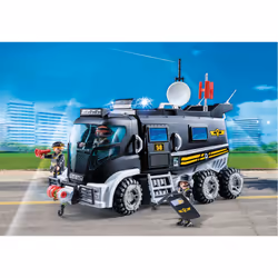 Playmobil City Action Camion policiers élite sirène gyrophare - Vue supplémentaire 3